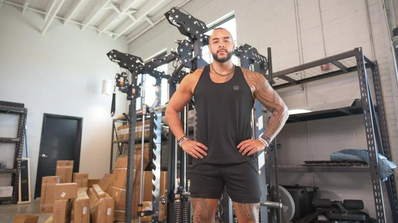 Stephen Sheehan, CPT, CNC, with the Major Fitness B17 Smith Machine