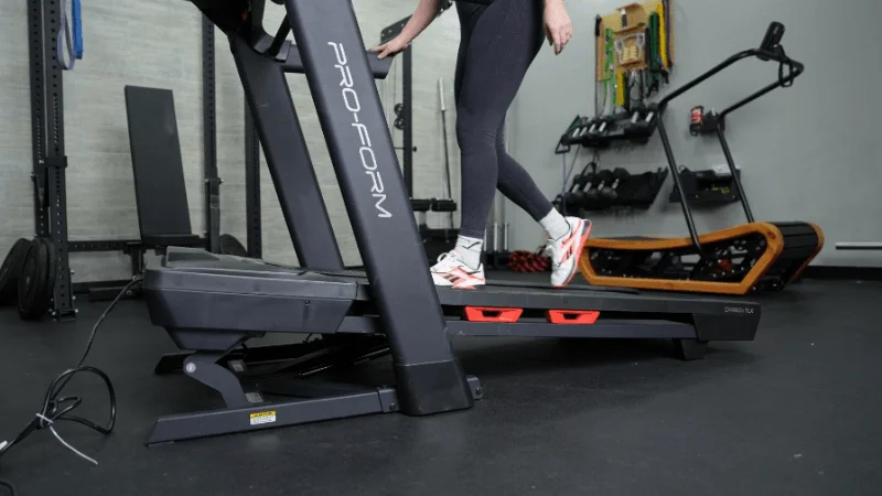 The ProForm Carbon TLX's spacious running deck