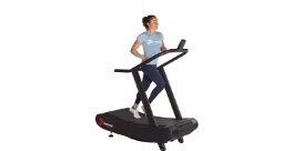 Woman running on the TrueForm Trainer