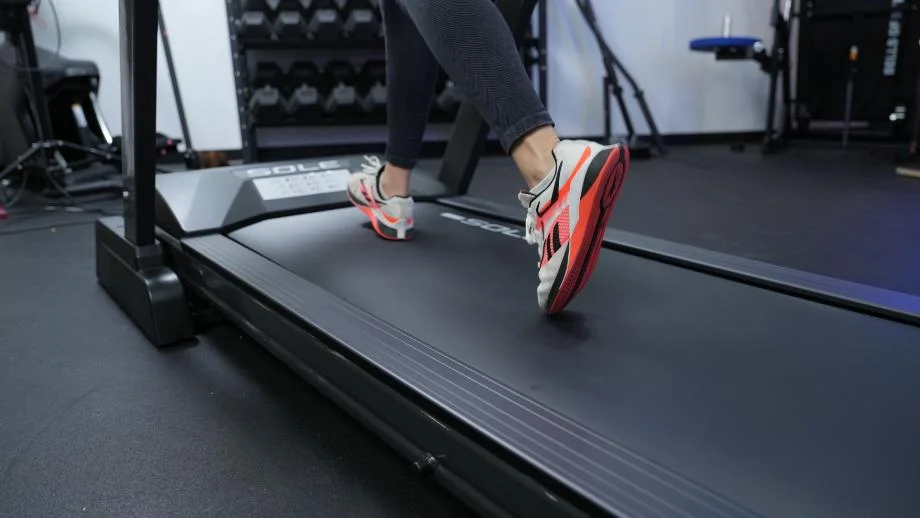 Sole F89 treadmill belt and motor hood