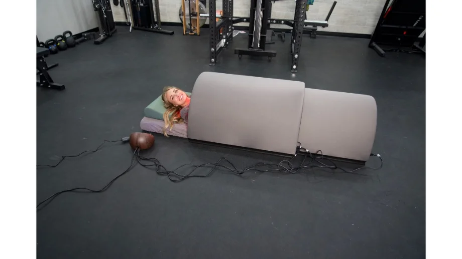 Sunlighten Solo Sauna in use