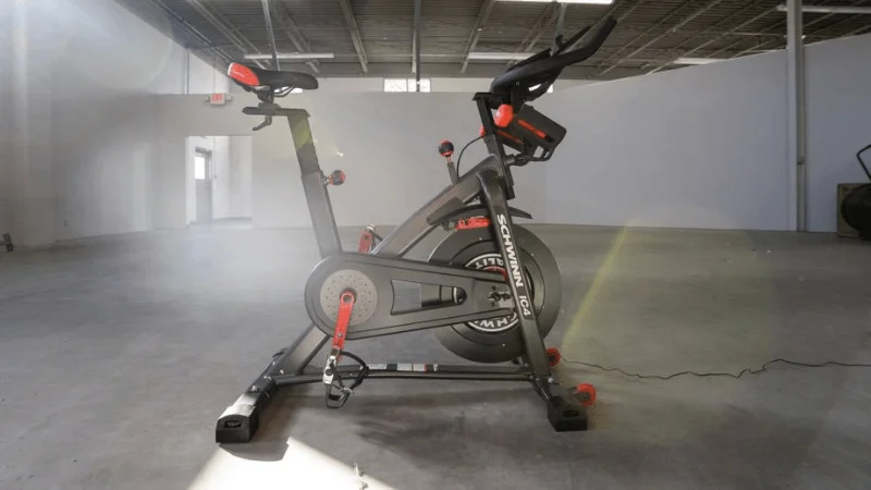 The Schwinn IC4 exercise bike in the GGR testing center