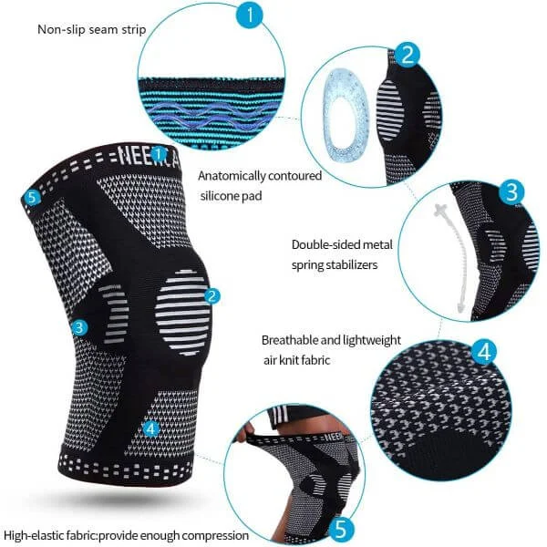 Neenca Gel Pad Knee Sleeves