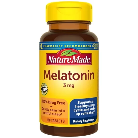 nature made melatonin 3 mg product image