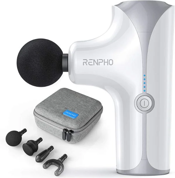 renpho mini massage gun in white