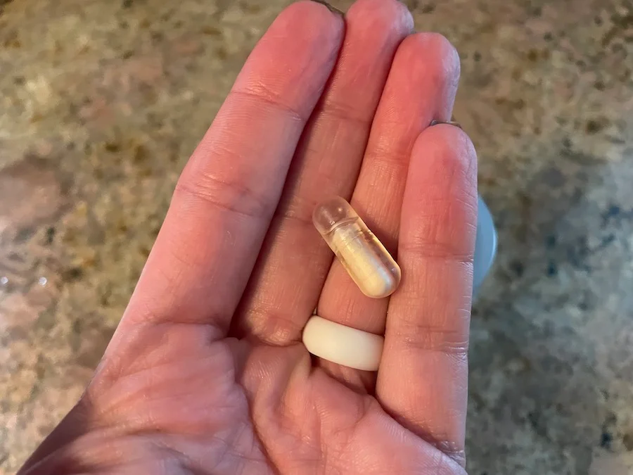 An image of the Ritual Synbiotic+ pill