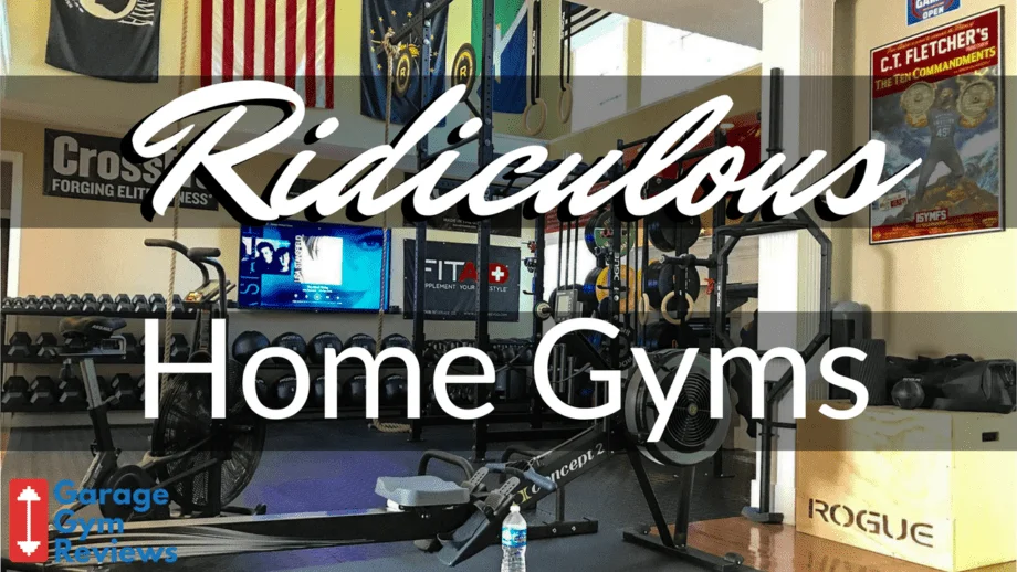 10 Ridiculous Home Gym Setups