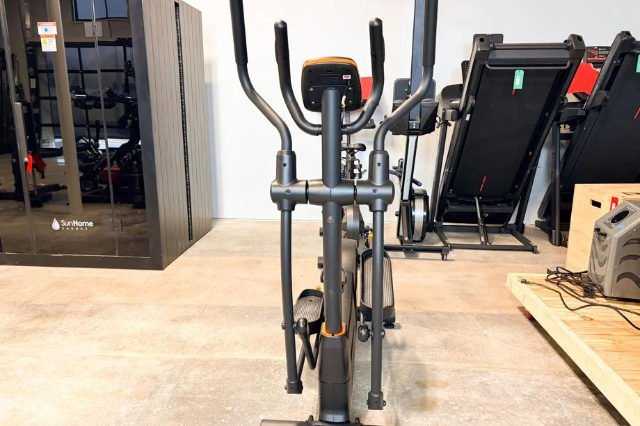 The YOSUDA EM1 Long-Stride Magnetic Elliptical Machine in a gym.