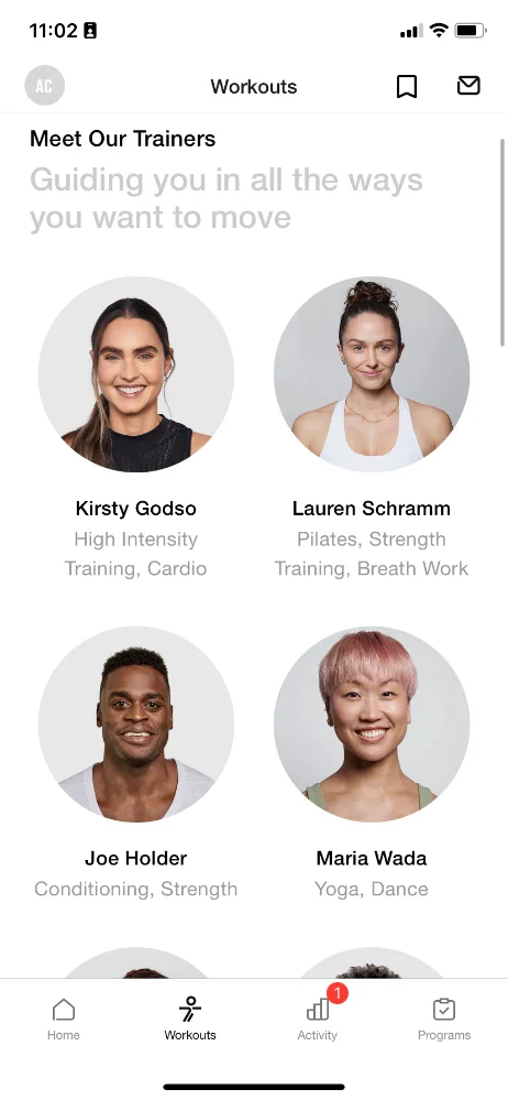 nike training club app 3