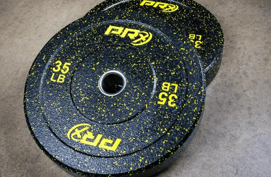 35-pound PRx Crumb Rubber Bumper Plates