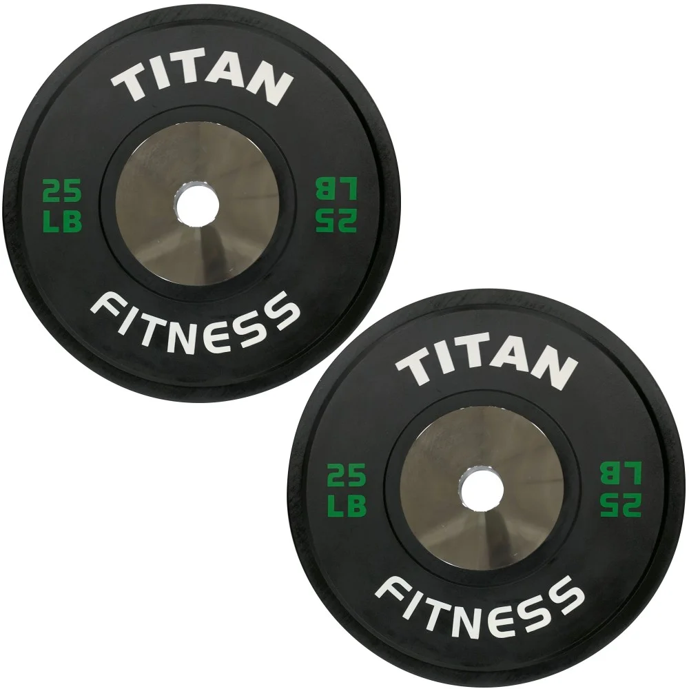 Titan Black Elite LB Bumper Plates