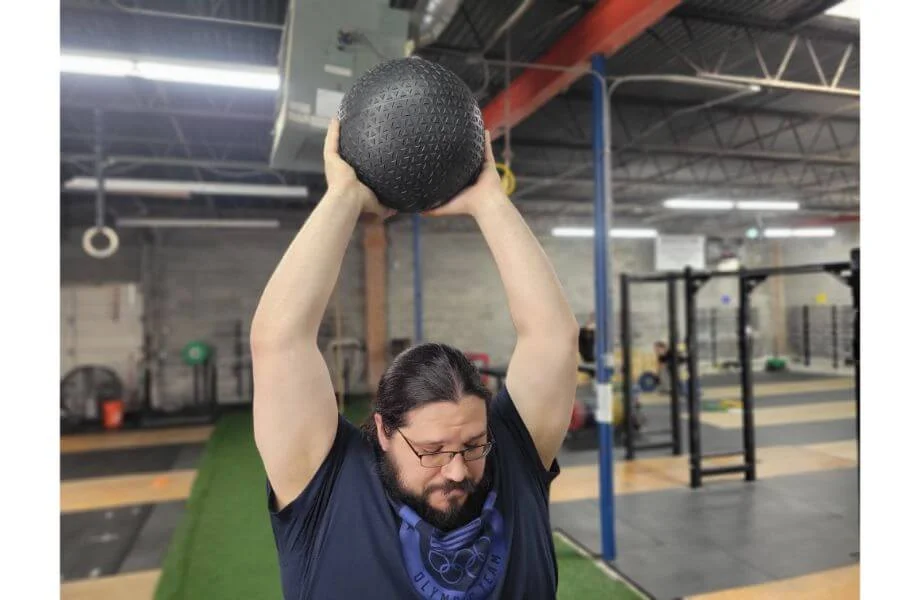 living fit ball slam