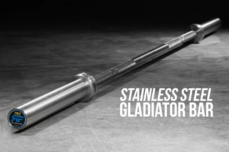 REP Stainless Steel Gladiator Olympic Barbell