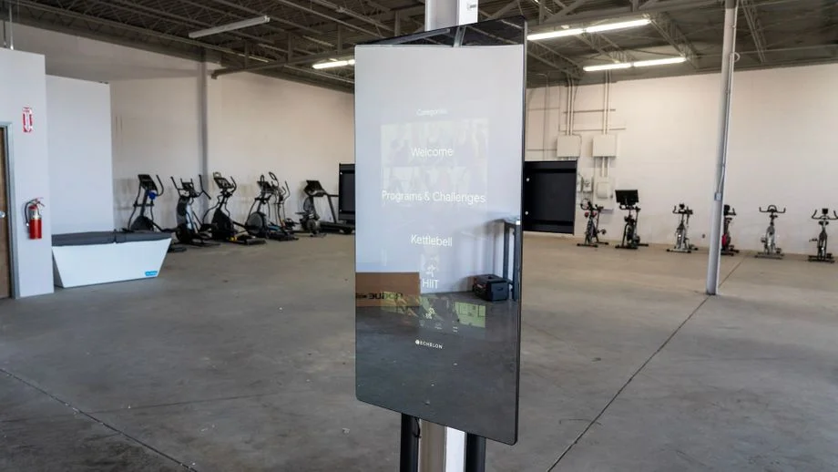 Echelon Reflect in a gym