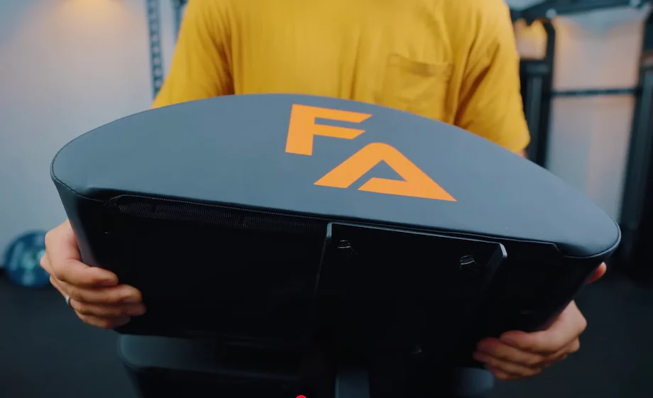 Coop holds the Freak Athlete Hyper Pro GHD pad