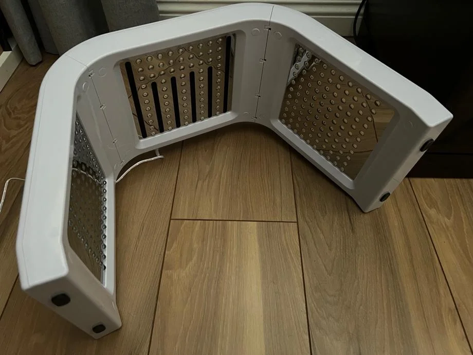 Under the Megelin Red Light Therapy Machine