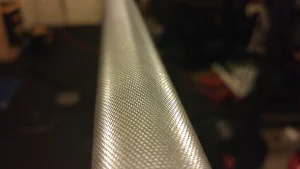 American Barbell Training Bar knurling