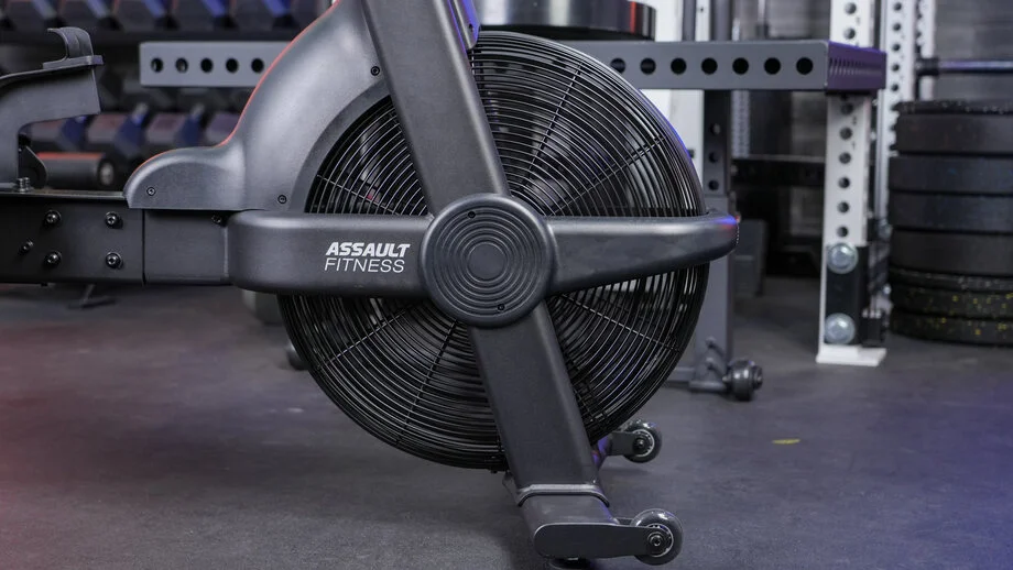 assault rower pro flywheel front center