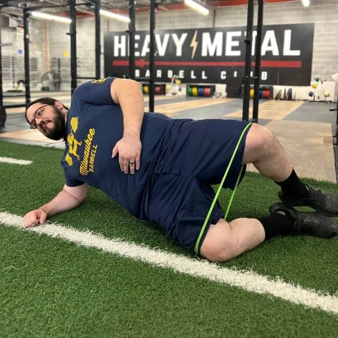 resistance band clamshells