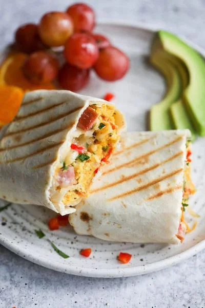 denver omelette breakfast burittos