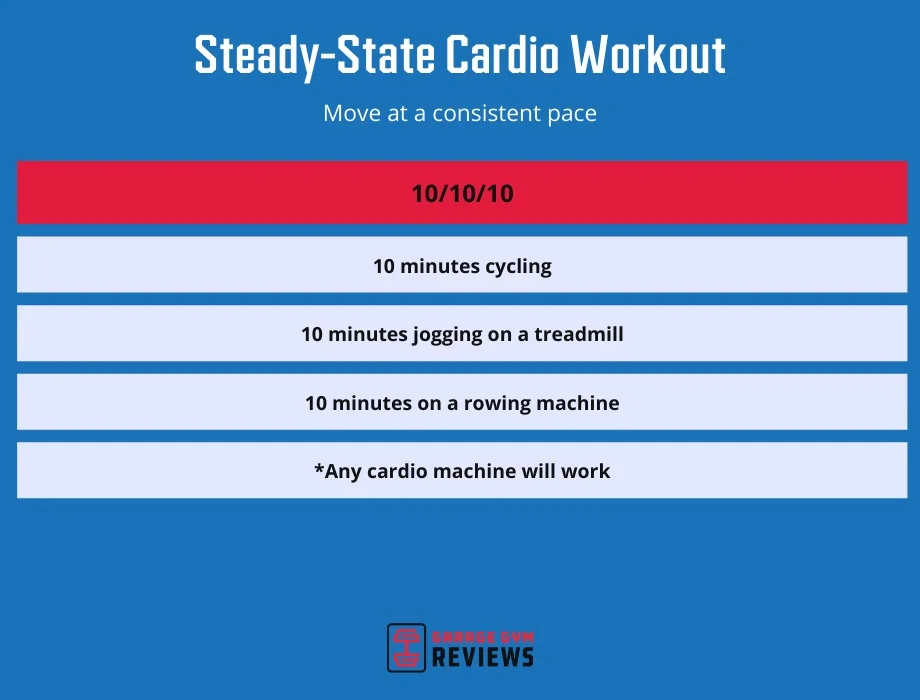 steady state cardio workout