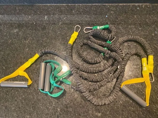 Crossover Symmetry Bands on gym floor