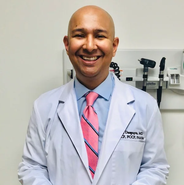 A photo of Dr. Raj, GGR's Chief Medical Advisor