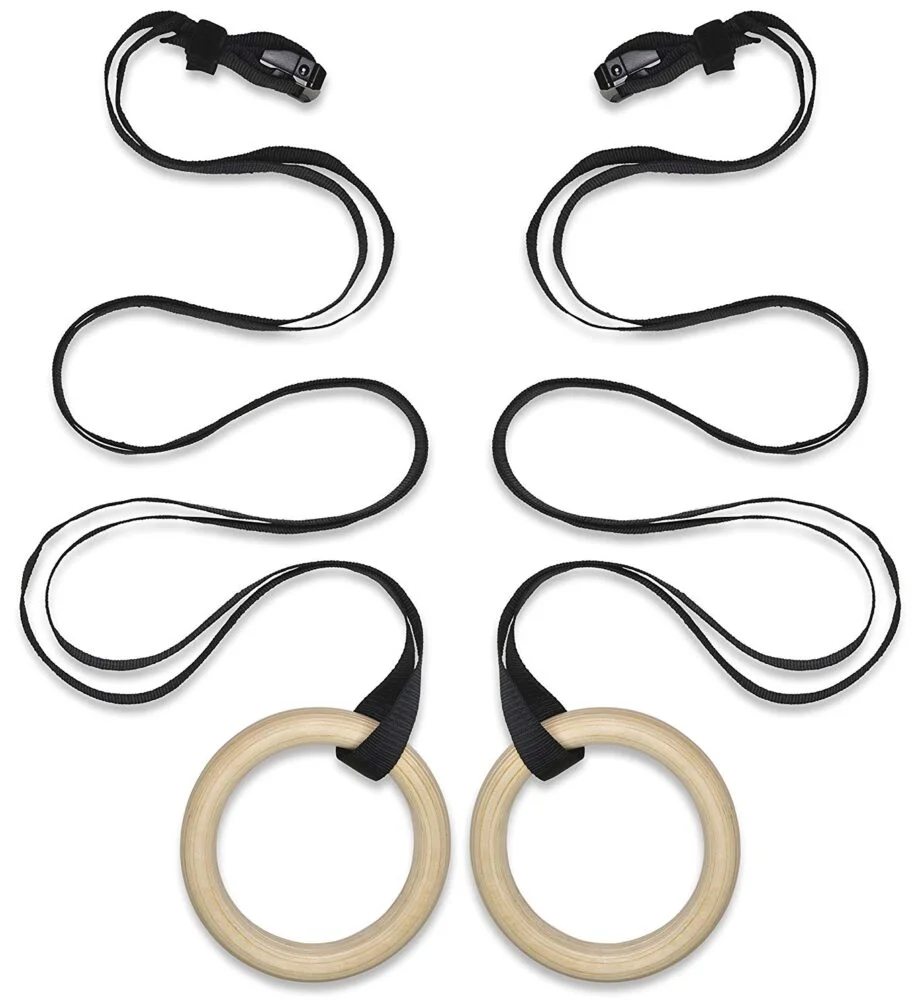 Garage Fit Wood Gym Rings