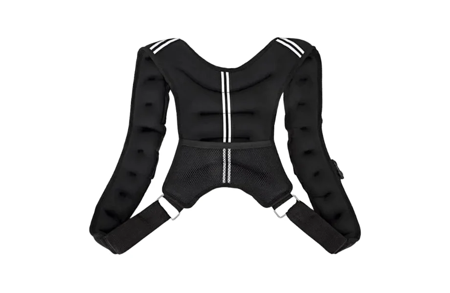 The back view of the Fringe Sport WODMaster Weight Vest
