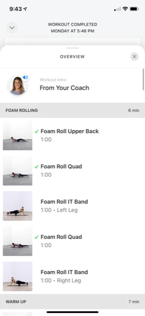 future app review workouts