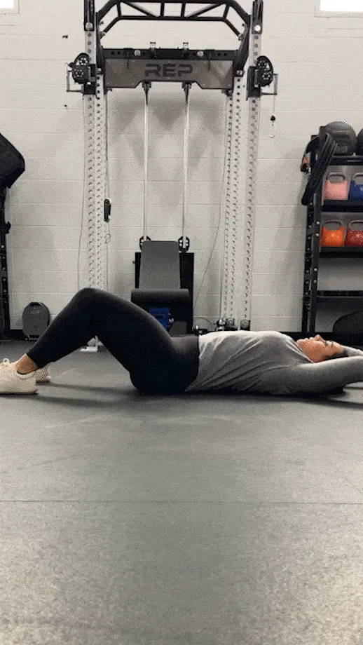 Woman doing sit-ups