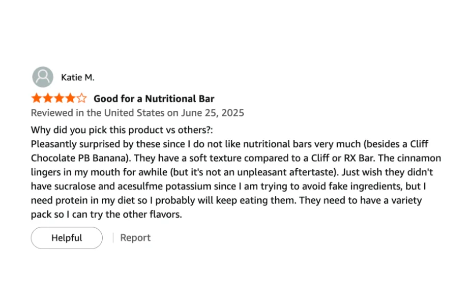 David Protein Bars customer reviews