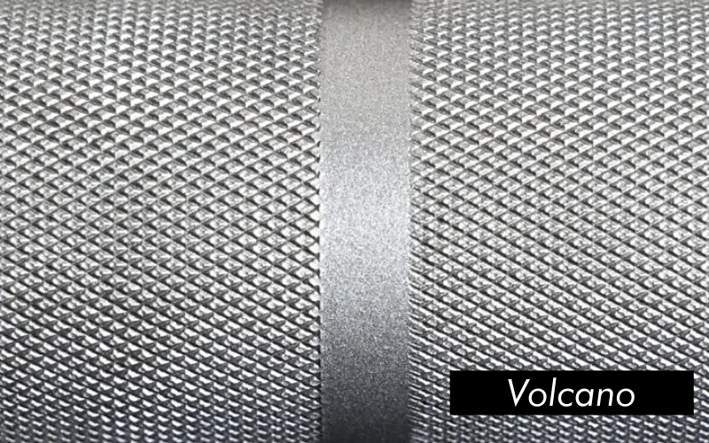volcano knurling