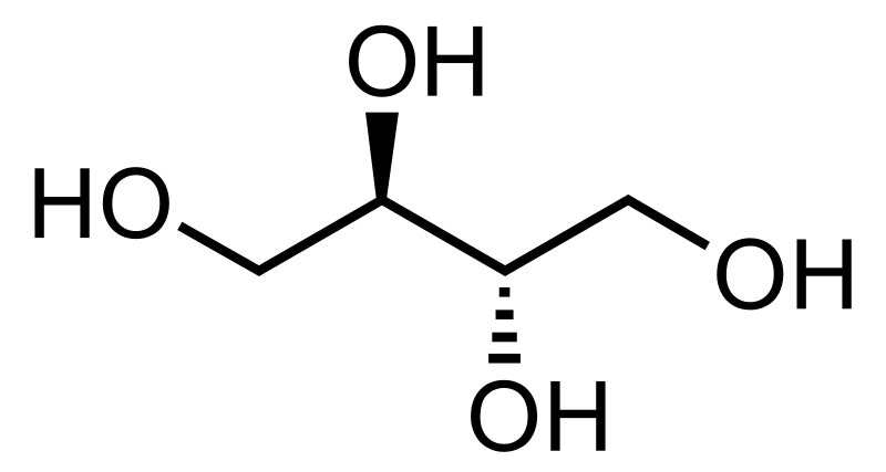 Erythritol_structure