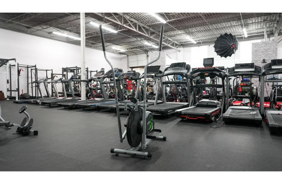 body rider fan elliptical trainer in gym