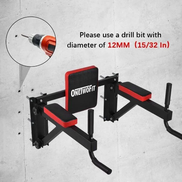 OneTwoFit Wall-Mounted Pull-Up Bar