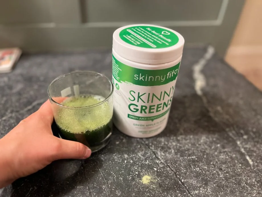 Glass of Skinny Greens 2