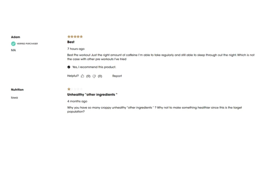 Customer feedback on Optimum Nutrition Gold Standard Pre-Workout