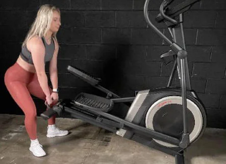 Caroline lifting the ProForm Carbon EL