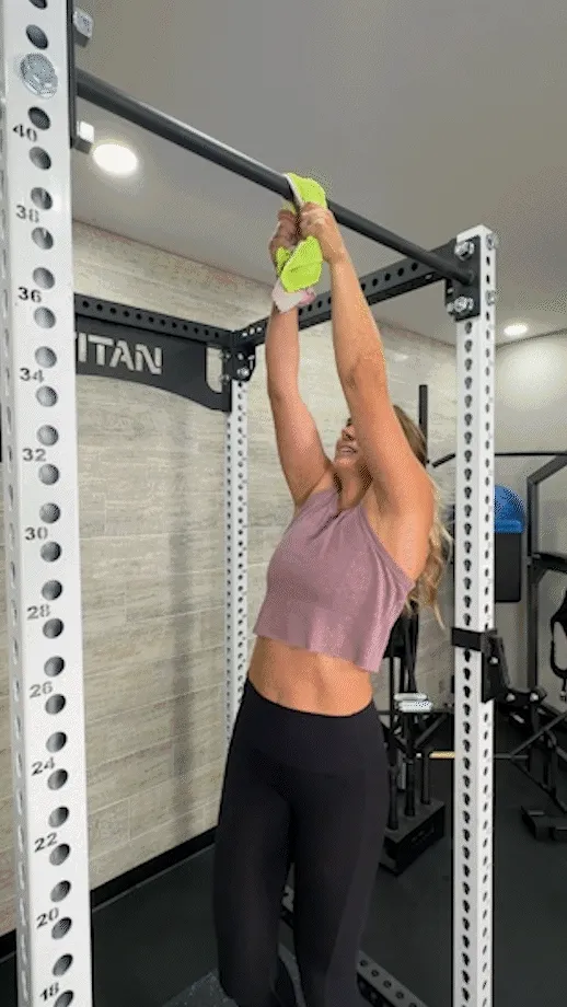 Towel pull ups