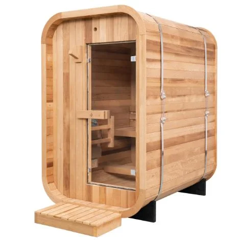 redwood outdoors thermowood mini cube sauna