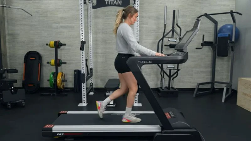 Woman walking on the Sole F85