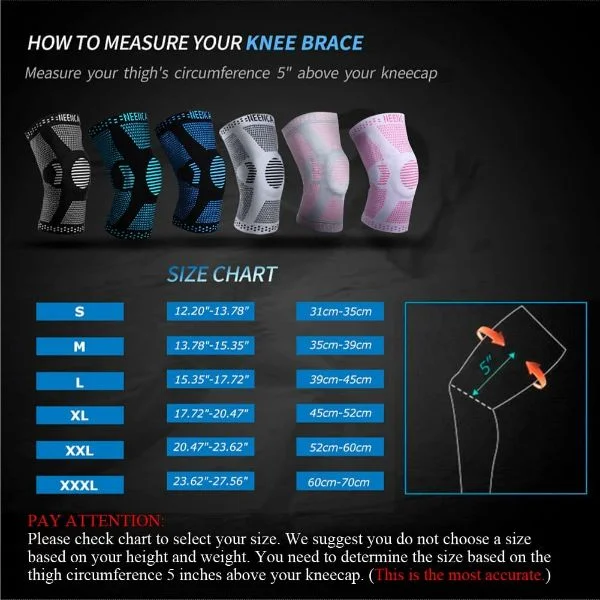 Neenca Gel Pad Knee Sleeves