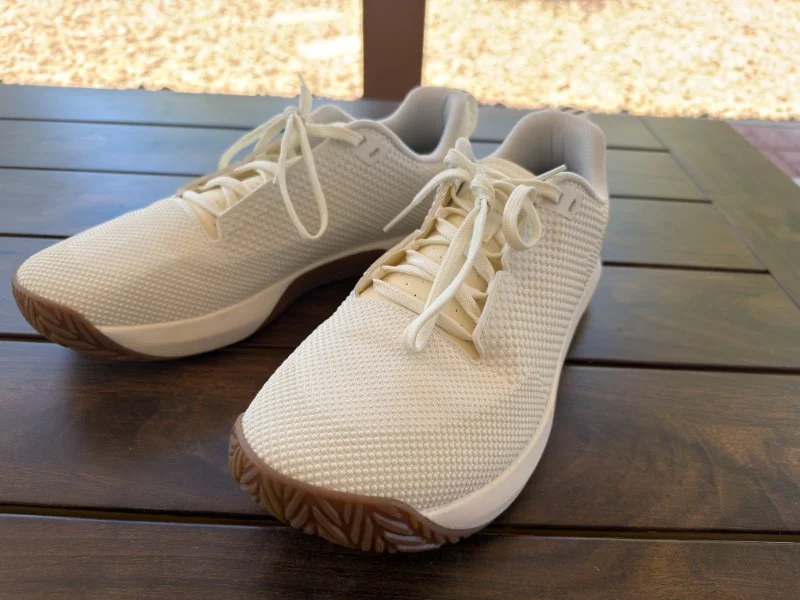 Looking at a pair of NOBULL Outwork Flex cross-training shoes.