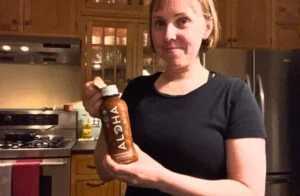 Aloha protein drink peeling off seal