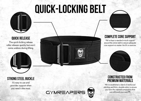 Gymreapers Quick-Locking Belt