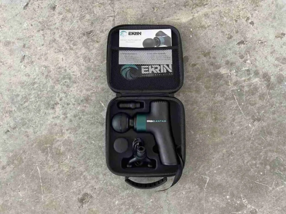 ekrin-athletics-bantam-massage-gun-in-case Ekrin athletics Bantam massage gun