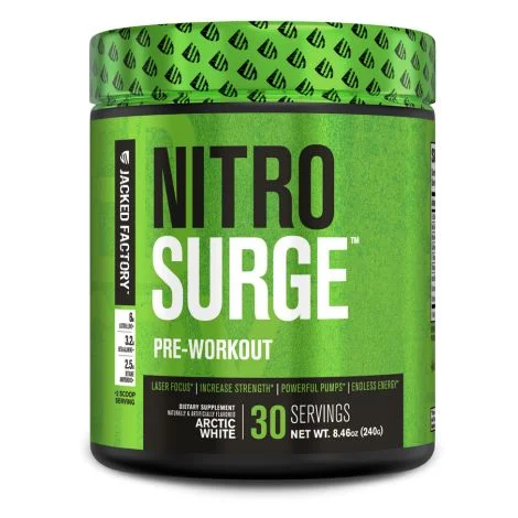 jacked factory nitro surge pre workout new label