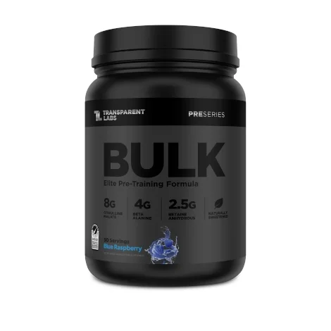 transparent labs bulk black pre workout product image