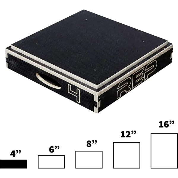 REP Stackable Wood Plyo Boxes